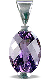 SKU 13928 - a Amethyst pendants Jewelry Design image