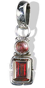 SKU 1420 - a Garnet Pendants Jewelry Design image
