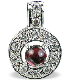 SKU 14568 - a Garnet pendants Jewelry Design image