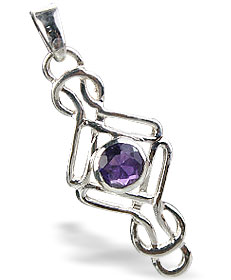 SKU 14684 - a Amethyst pendants Jewelry Design image