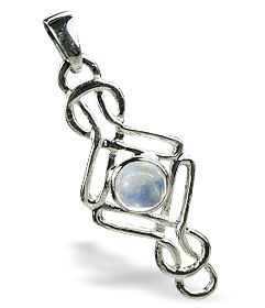 SKU 14685 - a Moonstone pendants Jewelry Design image