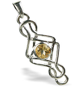SKU 14686 - a Citrine pendants Jewelry Design image
