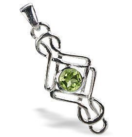 SKU 14688 - a Peridot pendants Jewelry Design image