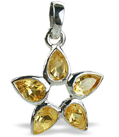 SKU 14725 - a Citrine pendants Jewelry Design image