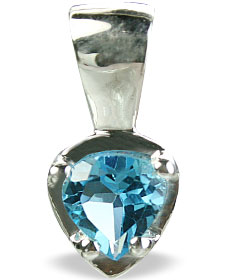SKU 14750 - a Blue topaz pendants Jewelry Design image