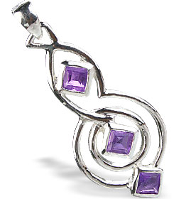 SKU 14754 - a Amethyst pendants Jewelry Design image