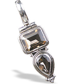 SKU 14776 - a Smoky Quartz pendants Jewelry Design image