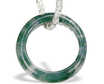 SKU 14805 - a Moss agate pendants Jewelry Design image