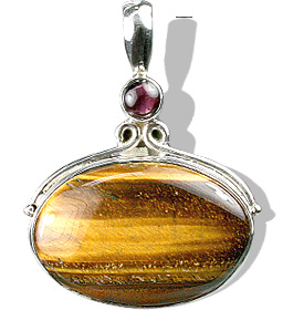 SKU 1490 - a Tiger eye Pendants Jewelry Design image