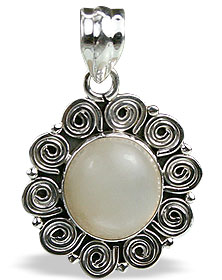 SKU 14909 - a Moonstone pendants Jewelry Design image