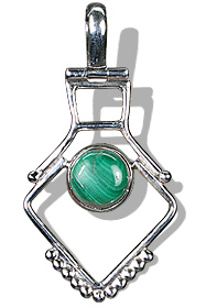 SKU 1491 - a Malachite Pendants Jewelry Design image