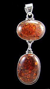 SKU 1492 - a Amber Pendants Jewelry Design image