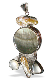 SKU 14954 - a Multi-stone pendants Jewelry Design image