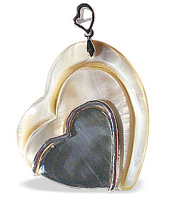 SKU 14955 - a Mother-of-pearl pendants Jewelry Design image