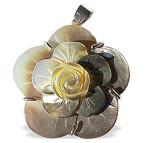 SKU 14972 - a Mother-of-pearl pendants Jewelry Design image