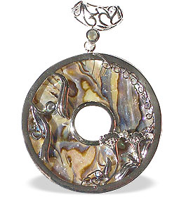 SKU 14976 - a Mother-of-pearl pendants Jewelry Design image