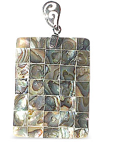 SKU 14977 - a Mother-of-pearl pendants Jewelry Design image