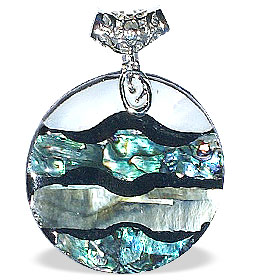 SKU 14981 - a Mother-of-pearl pendants Jewelry Design image