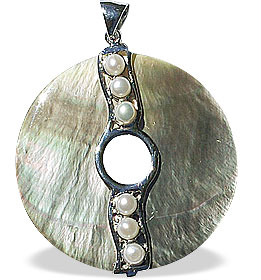 SKU 15111 - a Mother-of-pearl pendants Jewelry Design image