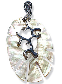 SKU 15113 - a Mother-of-pearl pendants Jewelry Design image