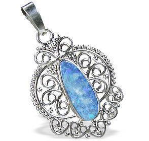 SKU 15146 - a Opal pendants Jewelry Design image