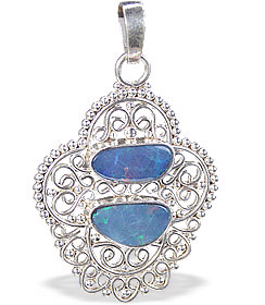 SKU 15156 - a Opal pendants Jewelry Design image