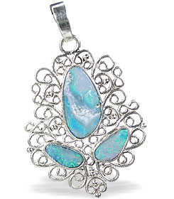 SKU 15159 - a Opal pendants Jewelry Design image