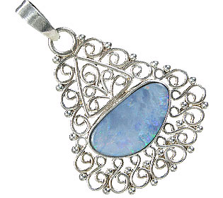 SKU 15161 - a Opal pendants Jewelry Design image