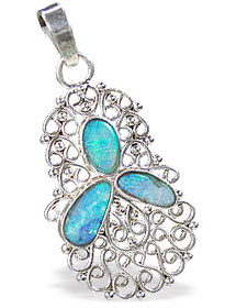 SKU 15165 - a Opal pendants Jewelry Design image