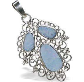 SKU 15167 - a Opal pendants Jewelry Design image