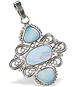 SKU 15168 - a Opal pendants Jewelry Design image