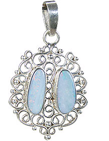 SKU 15169 - a Opal pendants Jewelry Design image