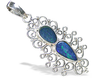 SKU 15173 - a Opal pendants Jewelry Design image
