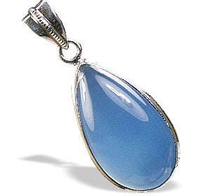 SKU 15345 - a Chalcedony pendants Jewelry Design image