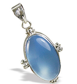 SKU 15348 - a Chalcedony pendants Jewelry Design image