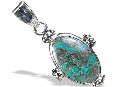 SKU 15373 - a Chrysocolla pendants Jewelry Design image