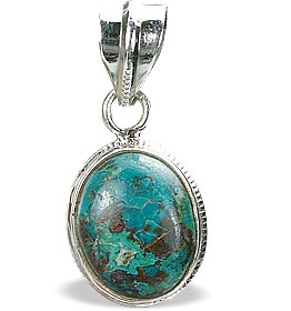 SKU 15374 - a Chrysocolla pendants Jewelry Design image