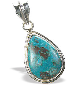 SKU 15377 - a Chrysocolla pendants Jewelry Design image