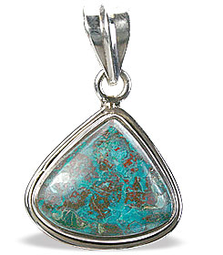 SKU 15378 - a Chrysocolla pendants Jewelry Design image