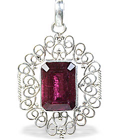 SKU 15387 - a Garnet pendants Jewelry Design image