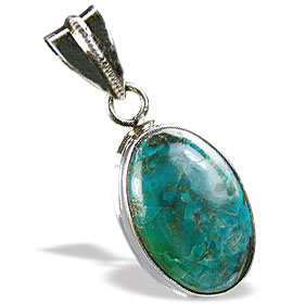 SKU 15389 - a Chrysocolla pendants Jewelry Design image