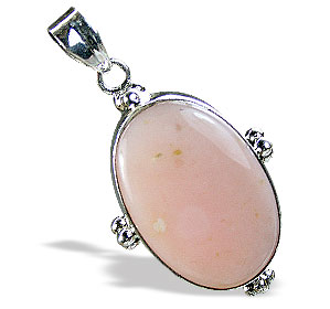 SKU 15443 - a Pink Opal Pendants Jewelry Design image