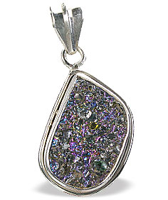 SKU 15445 - a Drusy Pendants Jewelry Design image