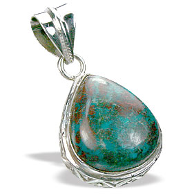 SKU 15449 - a Chrysocolla Pendants Jewelry Design image