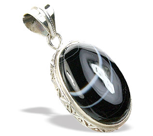 SKU 15453 - a Onyx Pendants Jewelry Design image