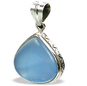 SKU 15456 - a Chalcedony Pendants Jewelry Design image