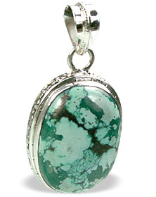 SKU 15494 - a Turquoise Pendants Jewelry Design image