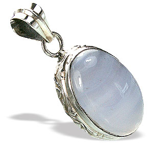 SKU 15515 - a Blue Lace Agate pendants Jewelry Design image