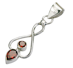 SKU 15537 - a Garnet pendants Jewelry Design image
