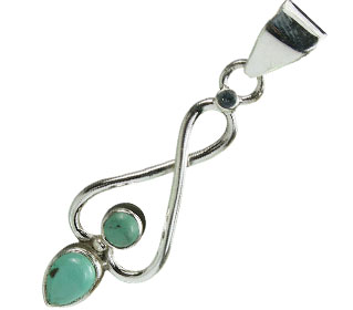 SKU 15538 - a Turquoise pendants Jewelry Design image